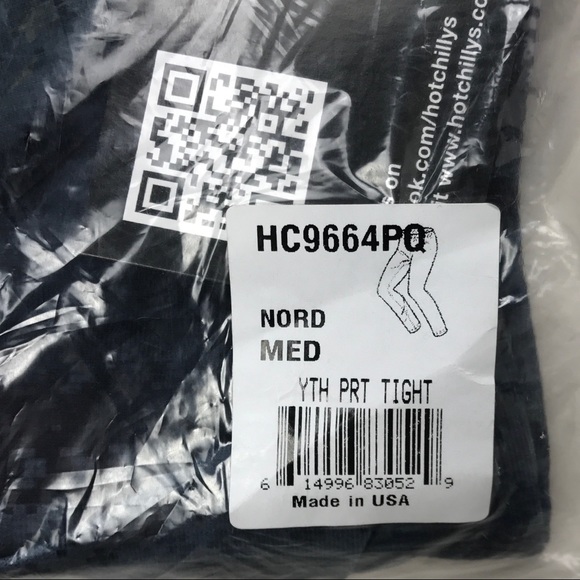 Hot Chillys Kids' Sublimated Print Nordic Leggings - Picture 3 of 3